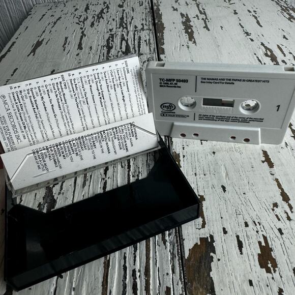 The Mamas & The Papas 20 Greatest Hits Vintage 1986 MFP Cassette Tape Folk Rock - Picture 2 of 6